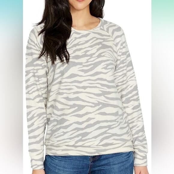 NWT Buffalo David Bitton Animal Print Long Sleeve Top Size XL - Picture 1 of 7